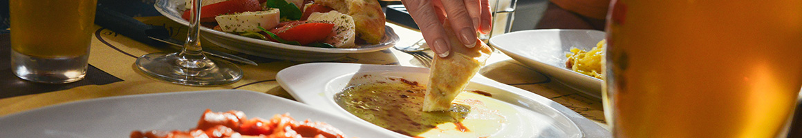 Eating Portuguese at Caldeiras Restaurant restaurant in Fall River, MA.